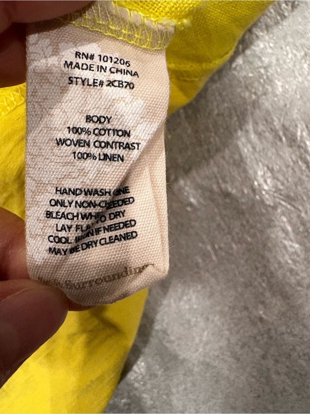 Soft Surroundings Yellow Tee Loria Mid Dress - Picture 5 of 7